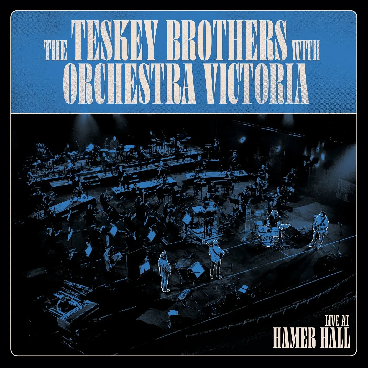 Official album cover art for the release Live at Hamer Hall by The Teskey Brothers