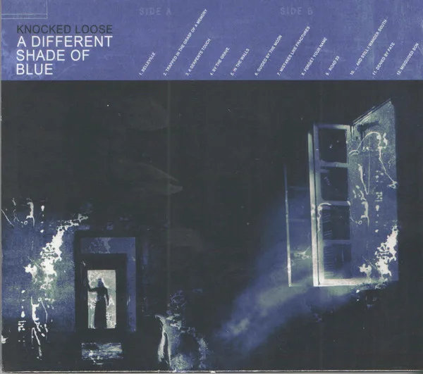Official album cover art for the release A Different Shade of Blue by Knocked Loose