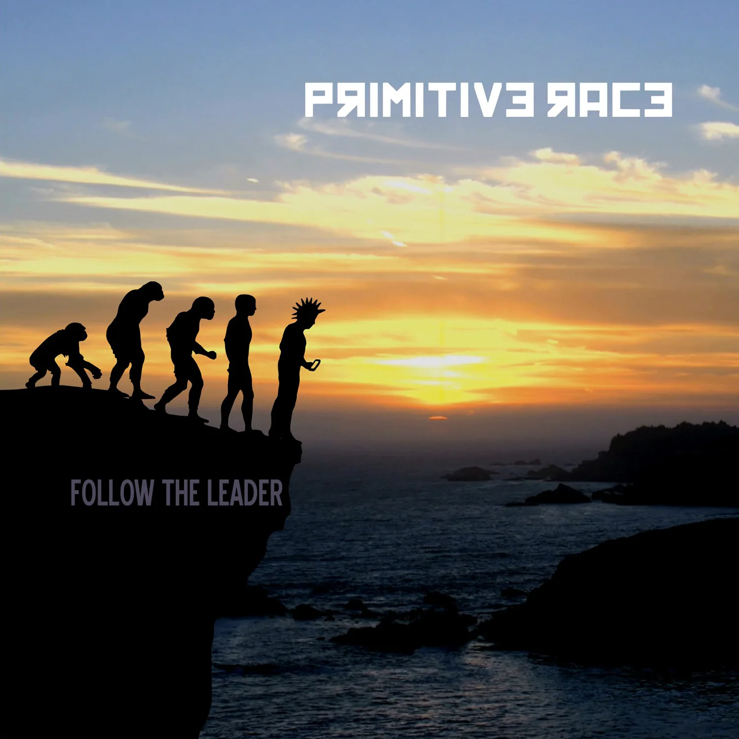 Official album cover art for the release Follow the Leader by Primitive Race