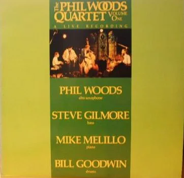 Official album cover art for the release Live Volume One by Phil Woods Quartet