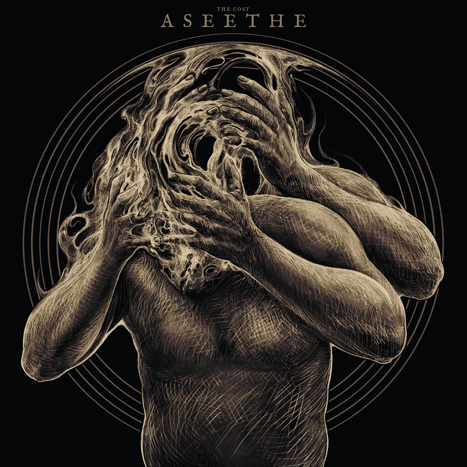 Official album cover art for the release The Cost by Aseethe