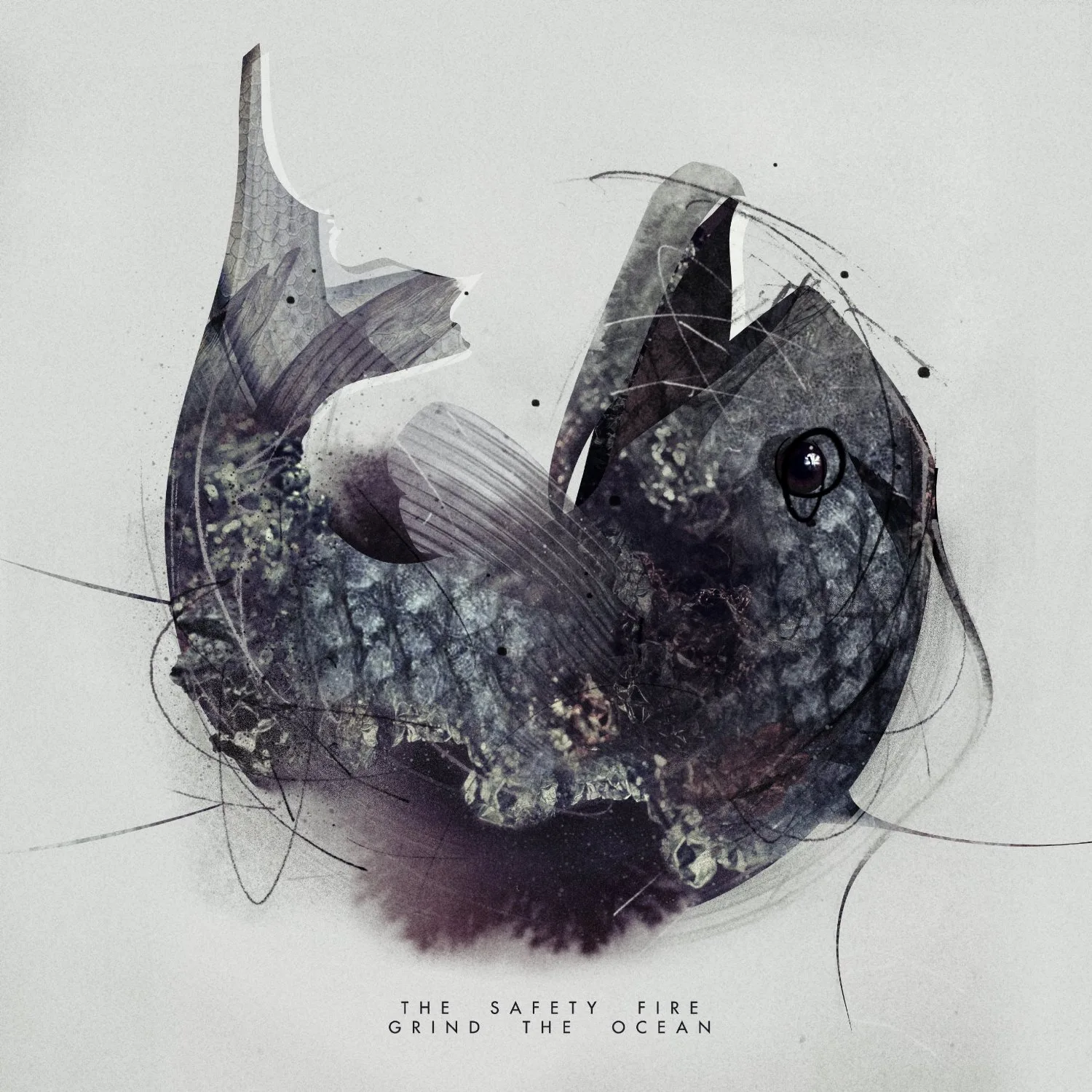 Official album cover art for the release Grind The Ocean by The Safety Fire