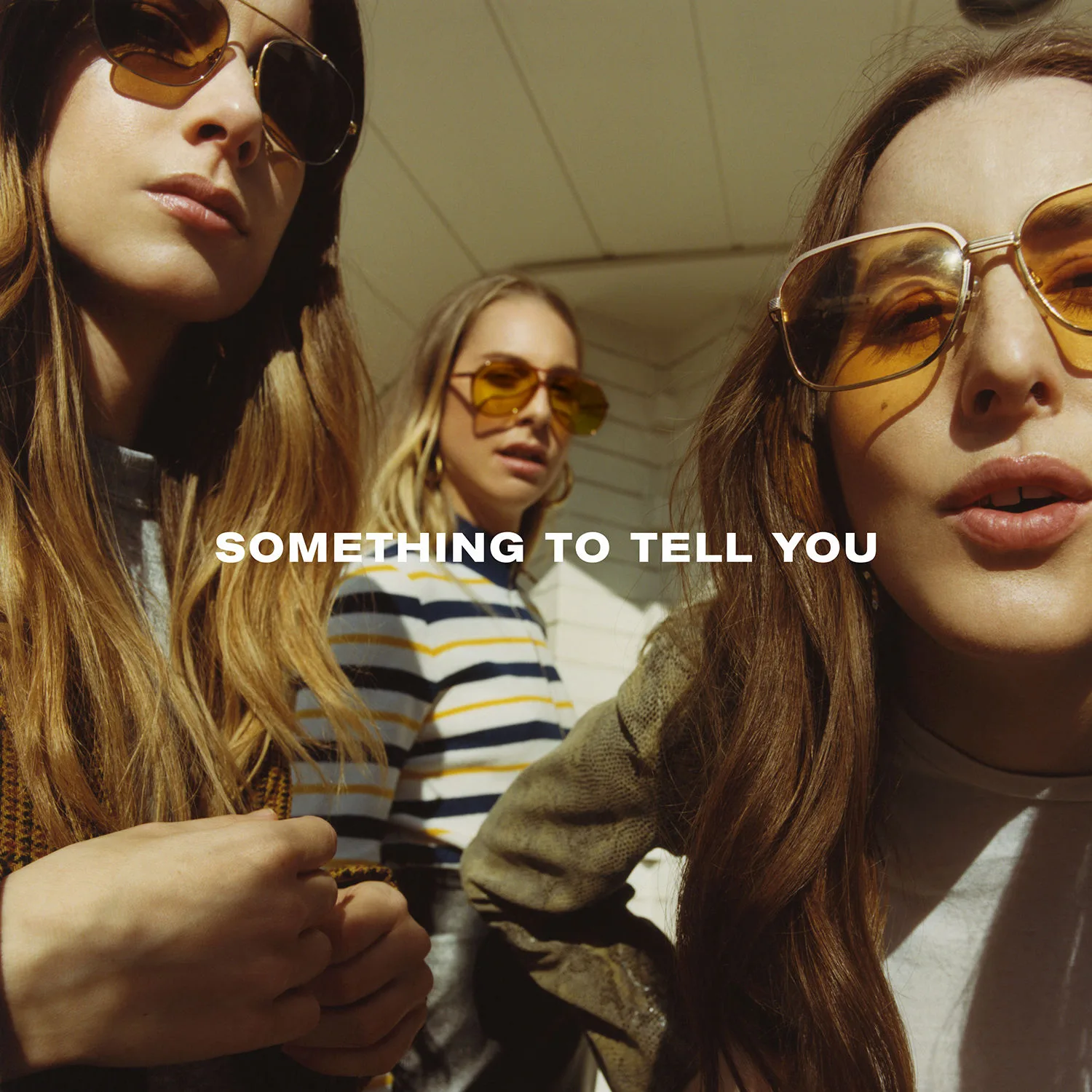 Official album cover art for the release Something to Tell You by HAIM