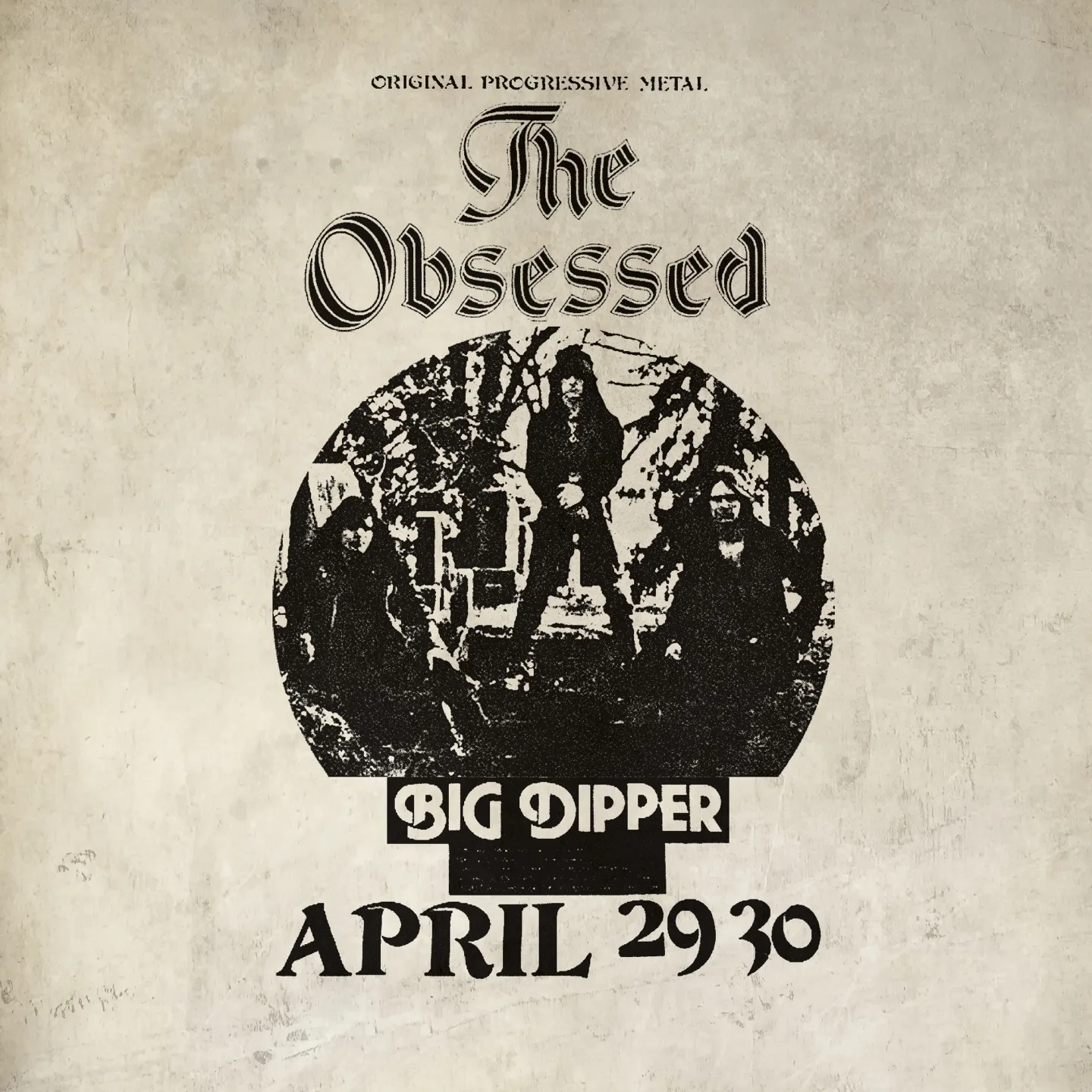 Official album cover art for the release Live at Big Dipper by The Obsessed