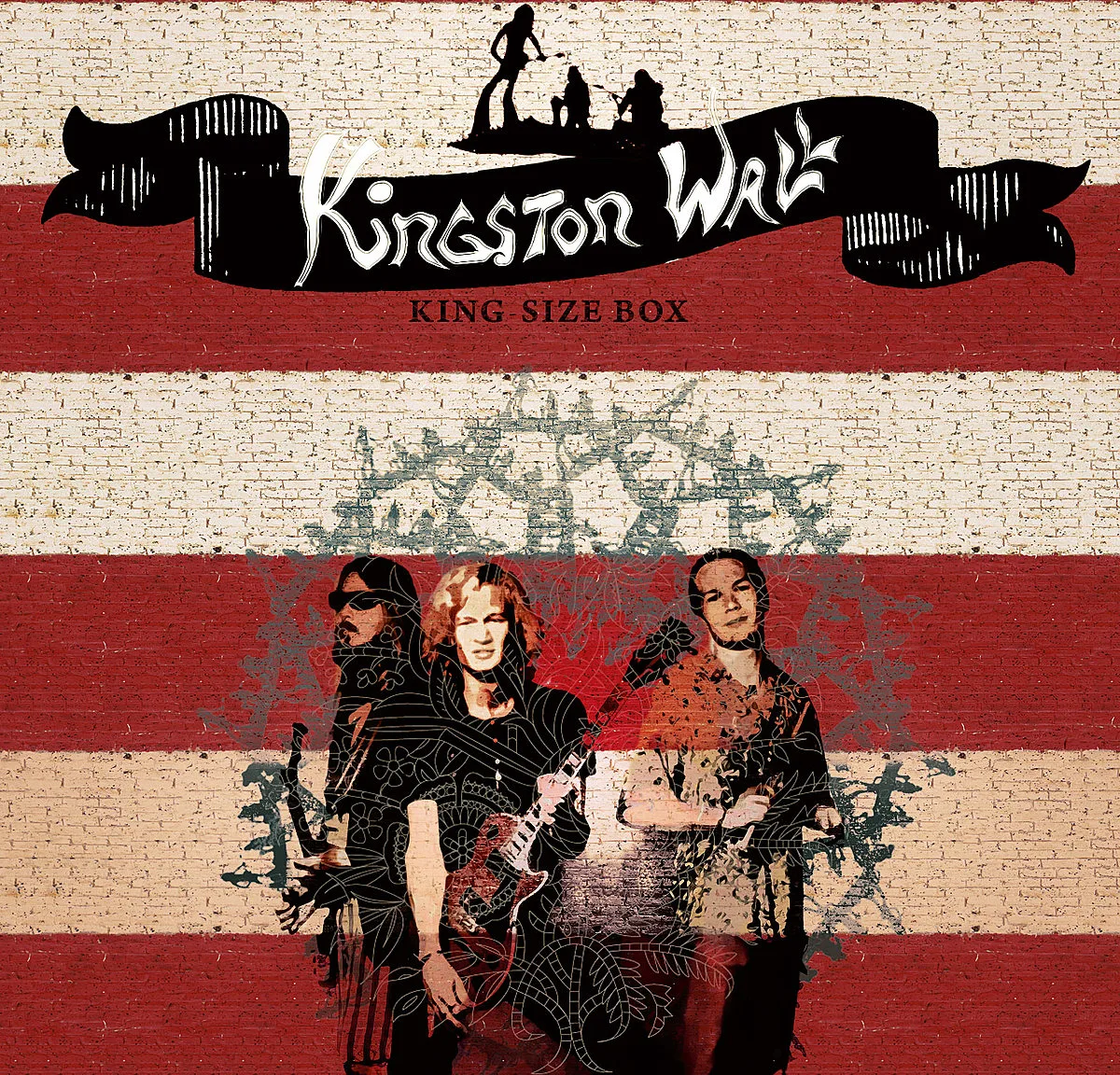 Official album cover art for the release King Size Box by Kingston Wall