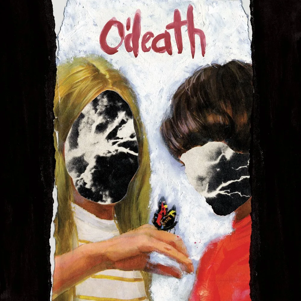 Official album cover art for the release Broken Hymns, Limbs and Skin by O’Death