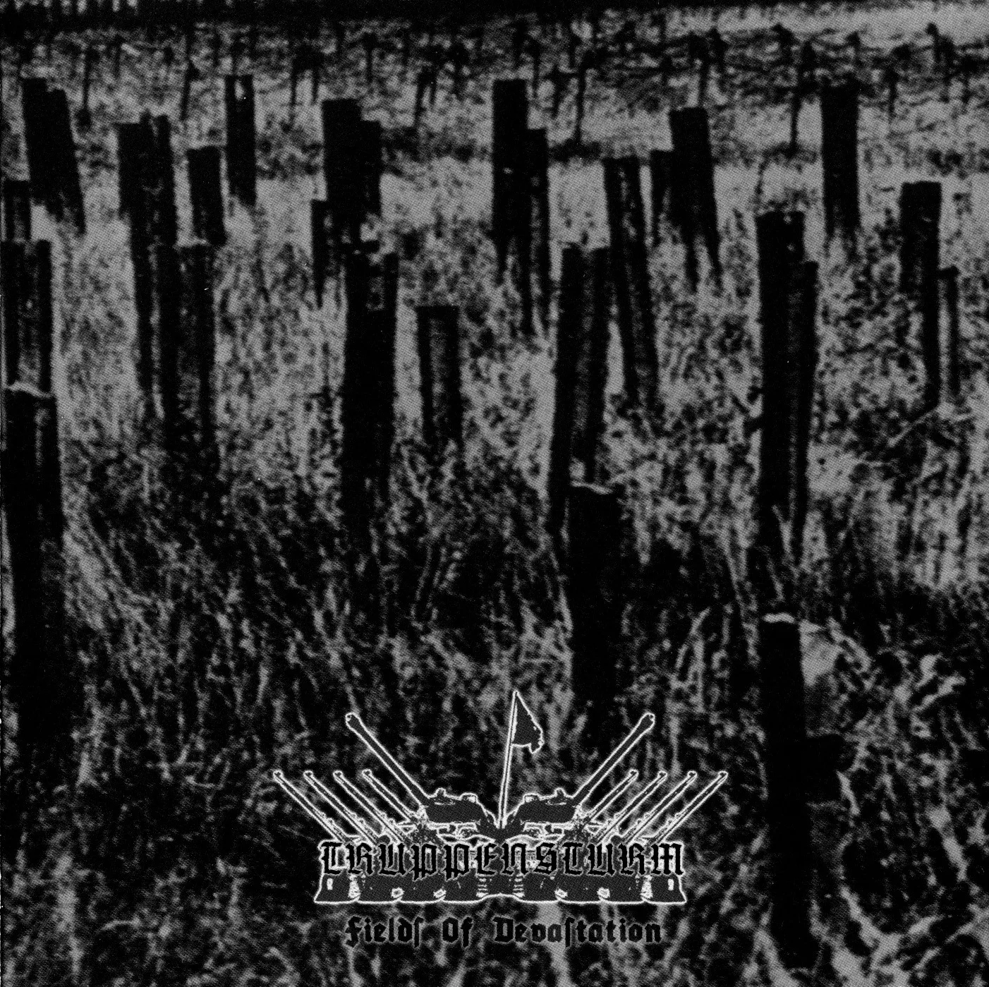 Official album cover art for the release Fields of Devastation by Truppensturm