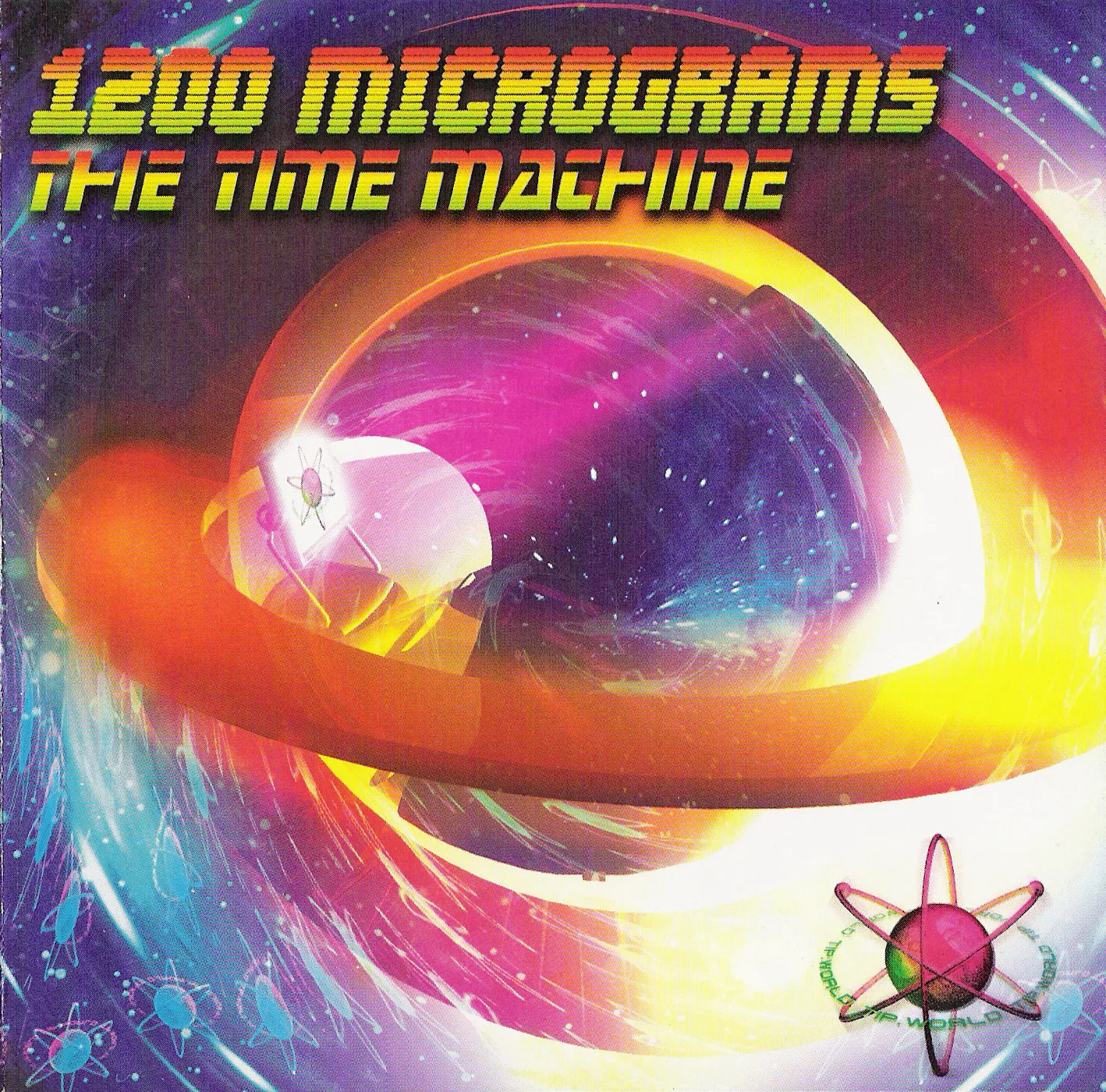 Official album cover art for the release The Time Machine by 1200 Micrograms