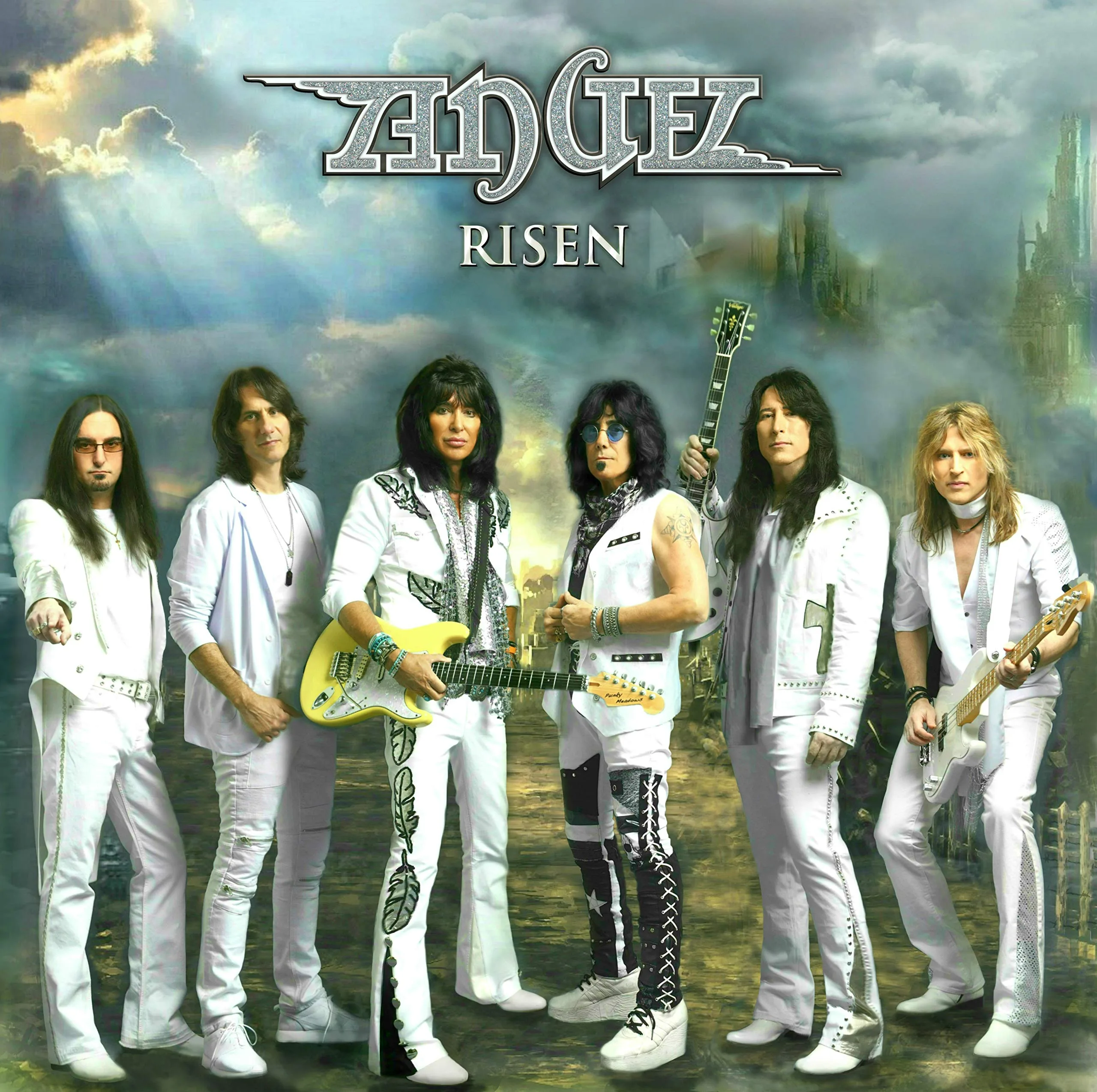 Official album cover art for the release Risen by Angel