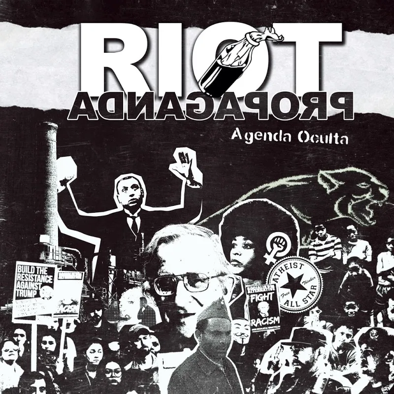 Official album cover art for the release Agenda oculta by Riot Propaganda
