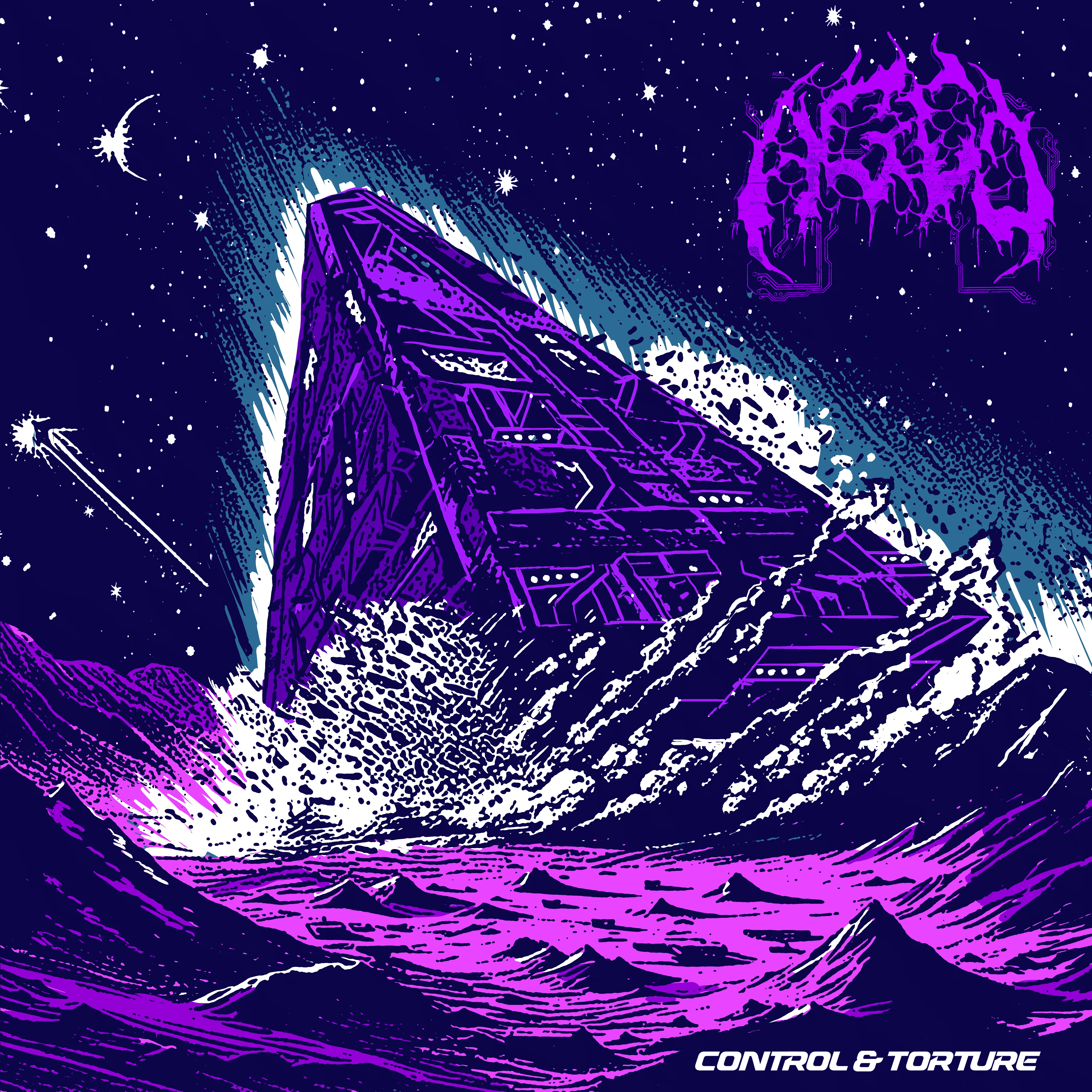 Official album cover art for the release Control & Torture by Aglo