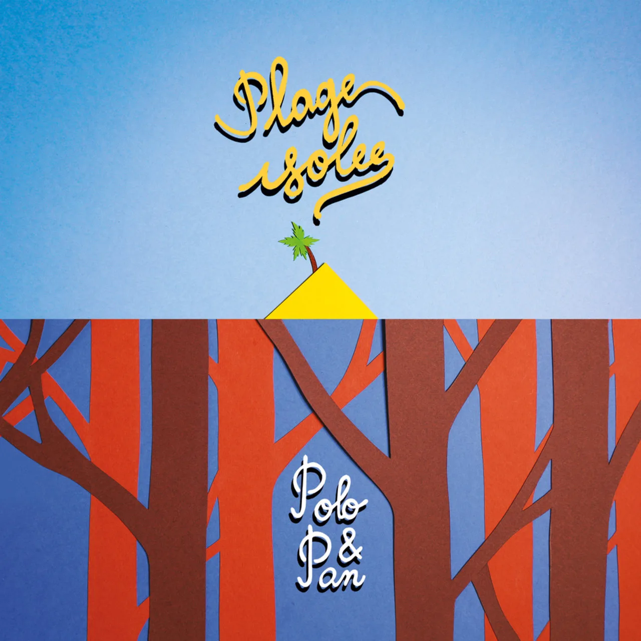 Official album cover art for the release Plage isolée by Polo & Pan