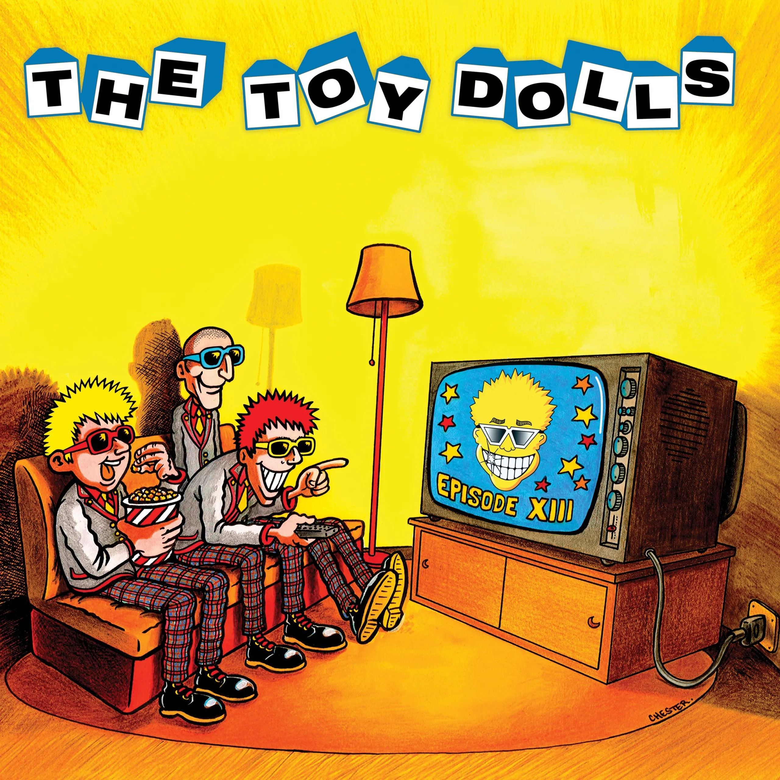 Official album cover art for the release Episode XIII by The Toy Dolls