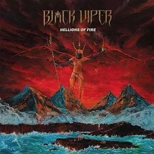 Official album cover art for the release Hellions of Fire by Black Viper