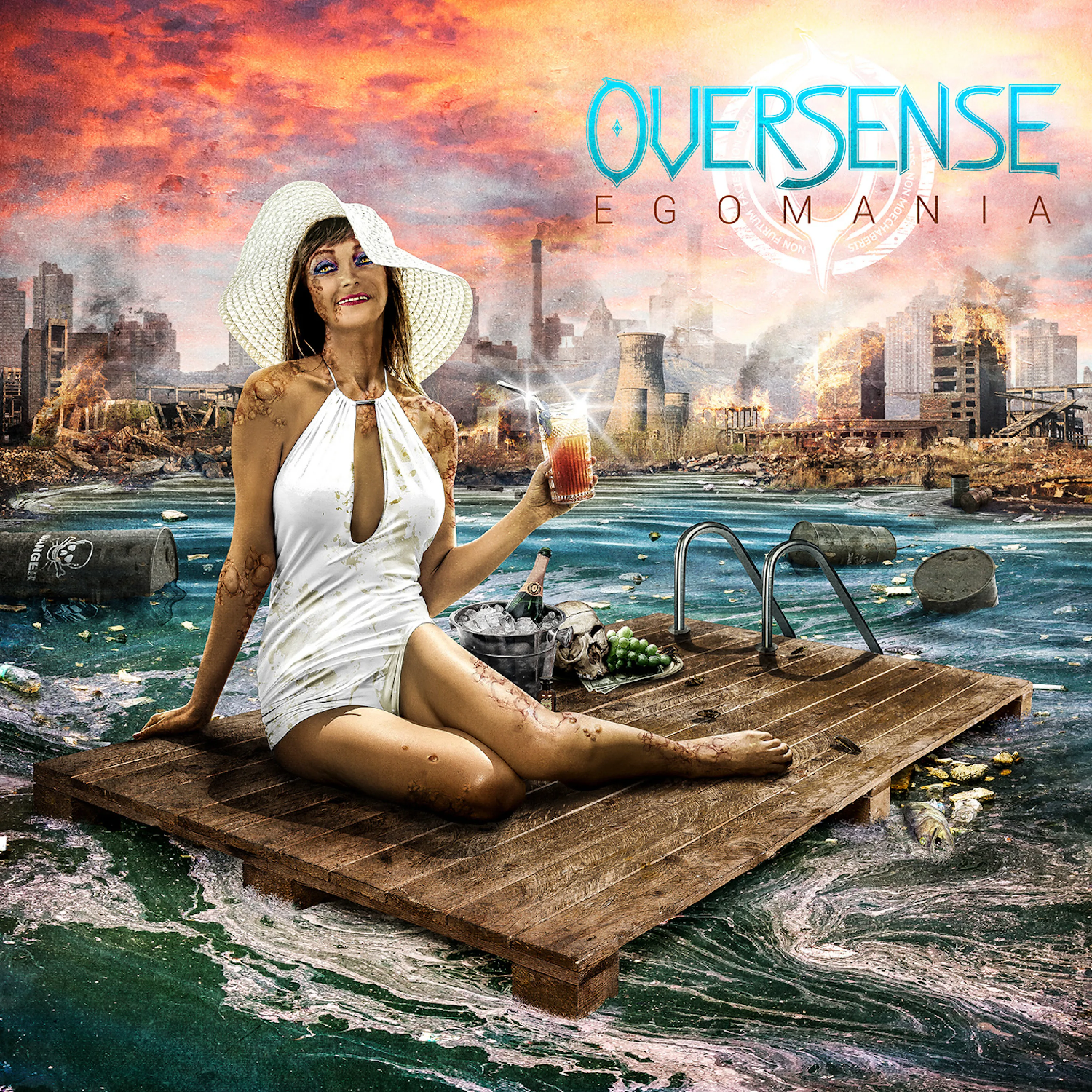 Official album cover art for the release Egomania by Oversense