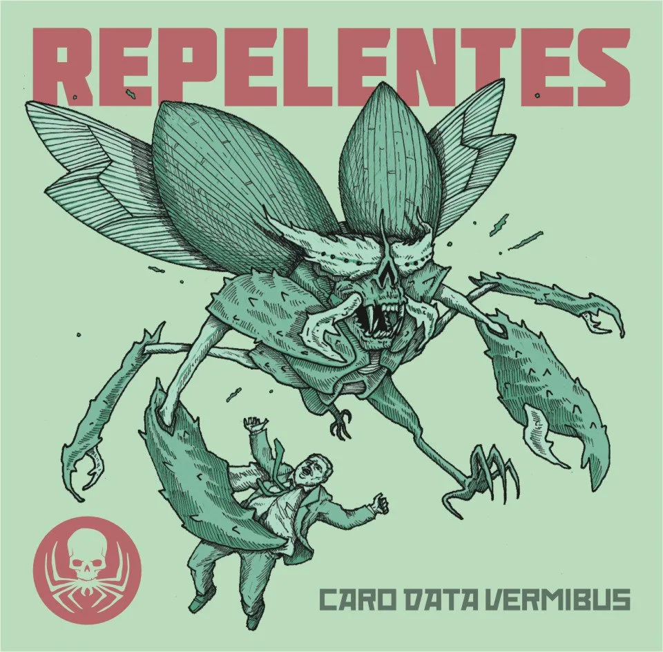 Official album cover art for the release Caro data vermibus by Repelentes