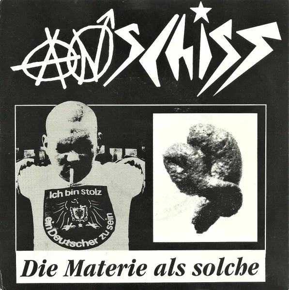 Official album cover art for the release Die Materie Als Solche by Anschiss