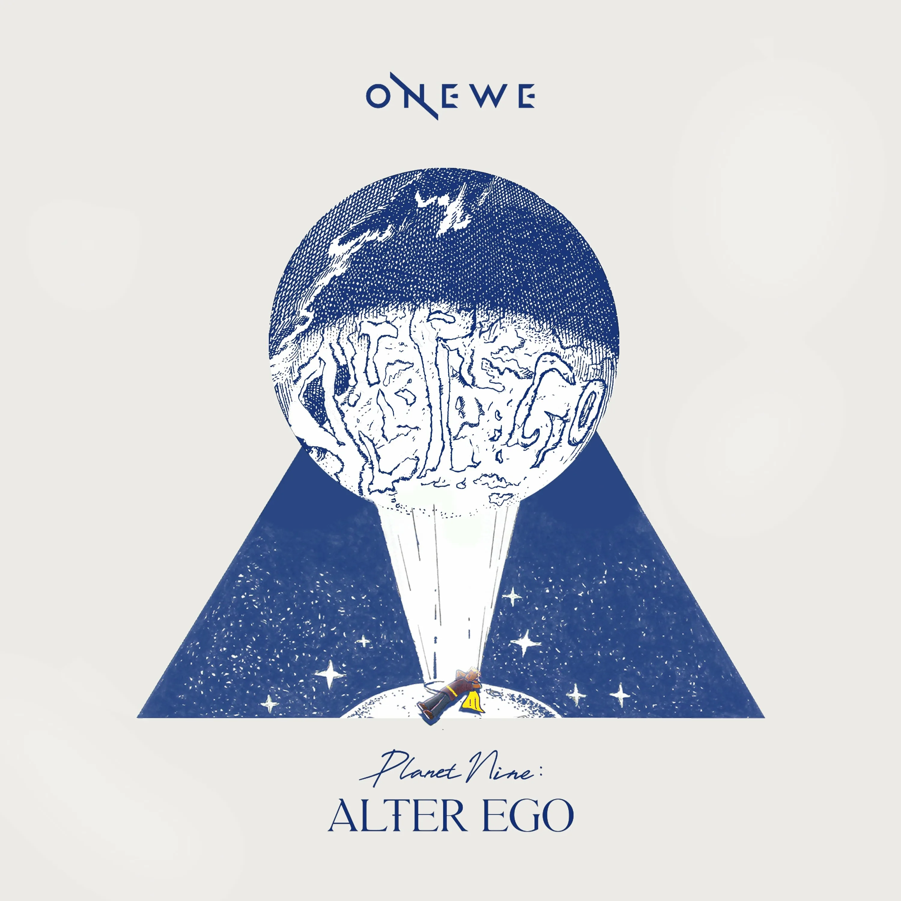 Official album cover art for the release Planet Nine : Alter Ego by ONEWE