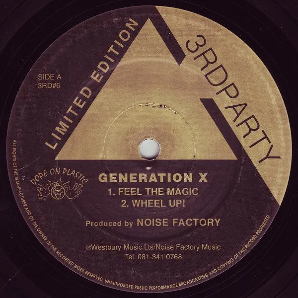 Official album cover art for the release Generation X by Noise Factory