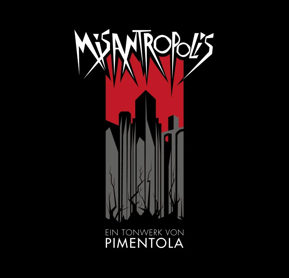 Official album cover art for the release Misantropolis by Pimentola