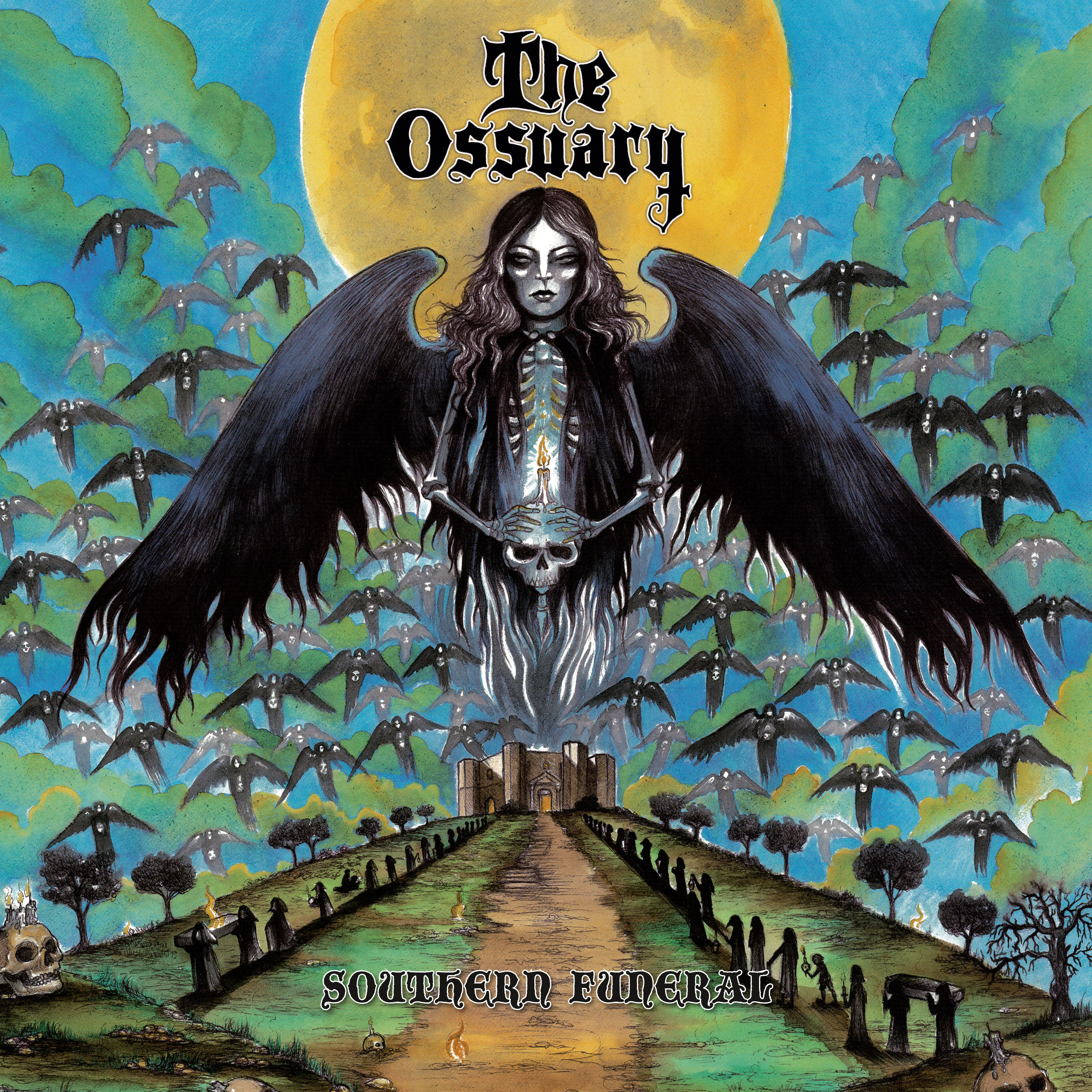 Official album cover art for the release Southern Funeral by The Ossuary