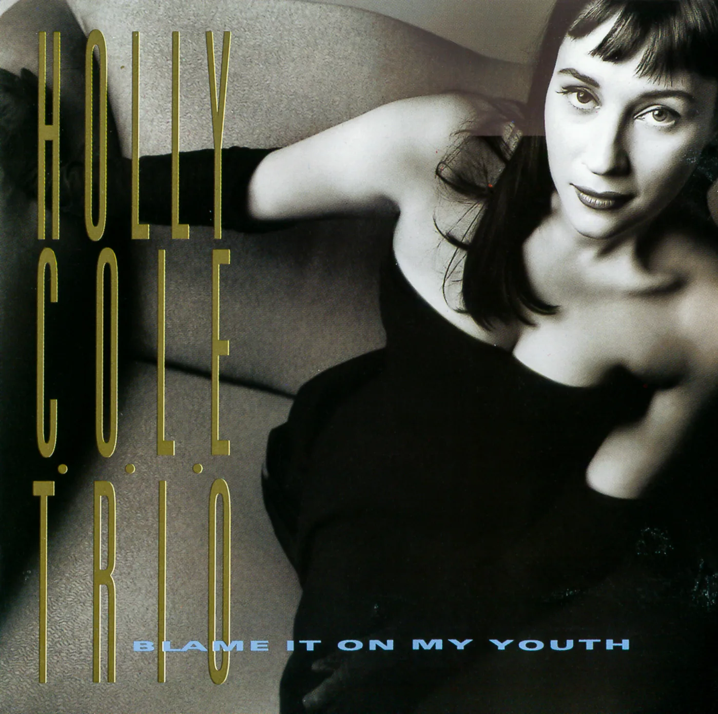 Official album cover art for the release Blame It on My Youth by Holly Cole Trio