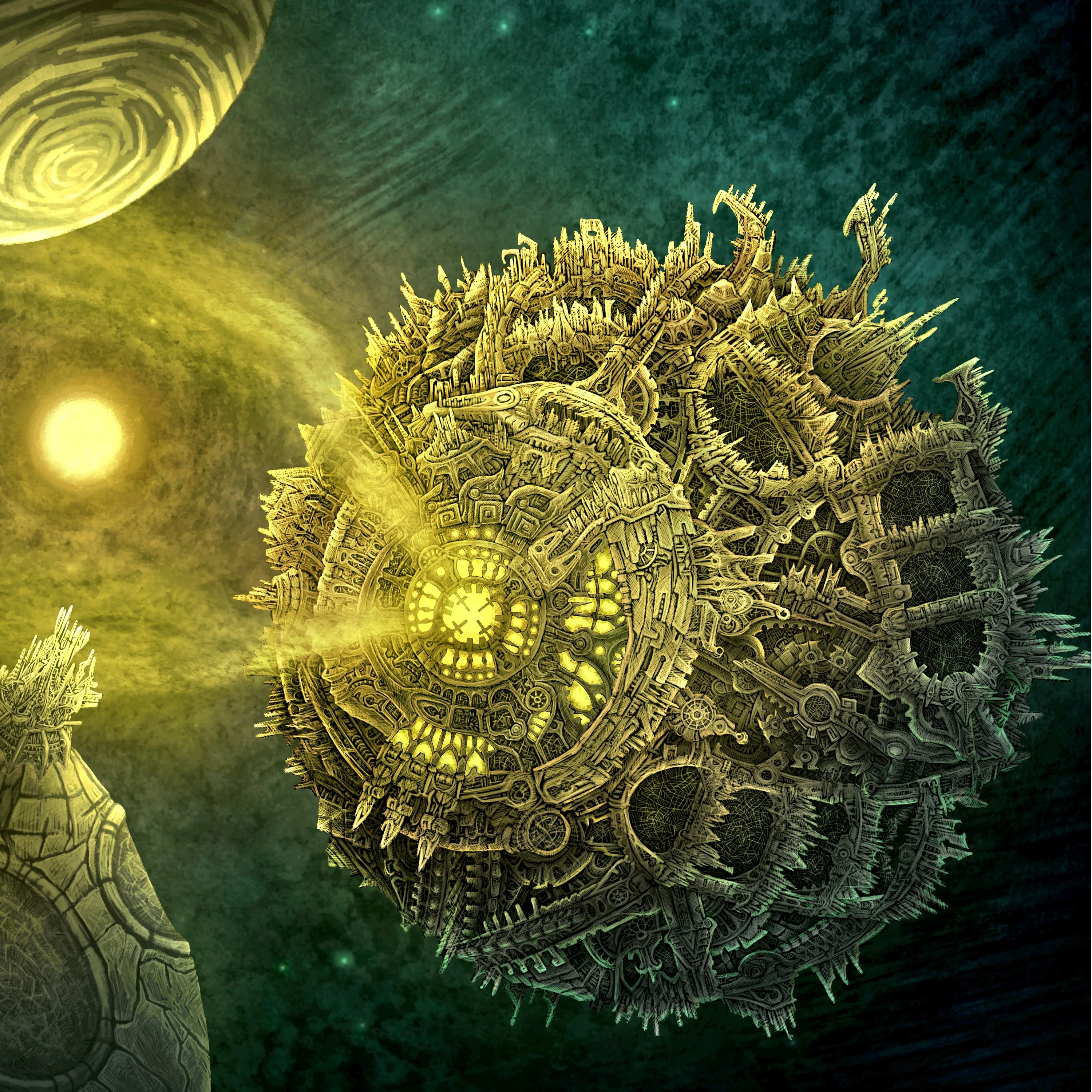 Official album cover art for the release Tales From Hydhradh by Æthĕrĭa Conscĭentĭa