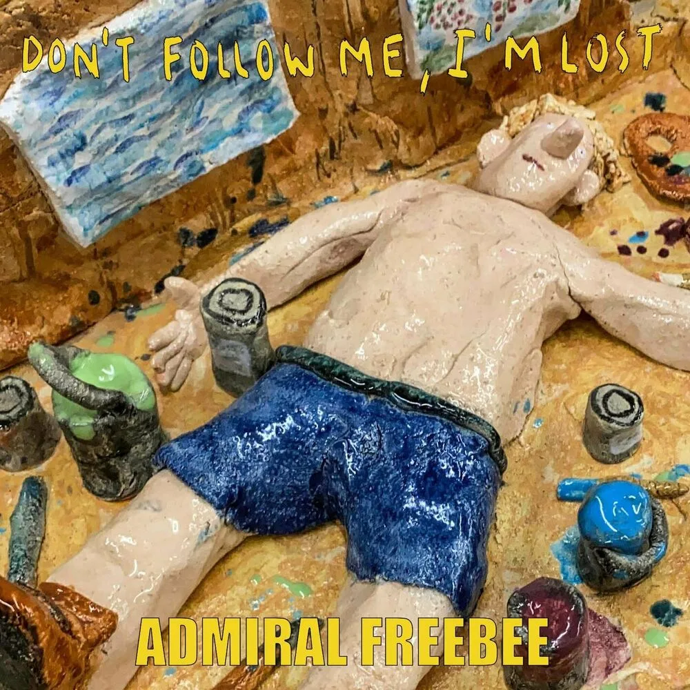 Official album cover art for the release Don't Follow Me, I'm Lost by Admiral Freebee