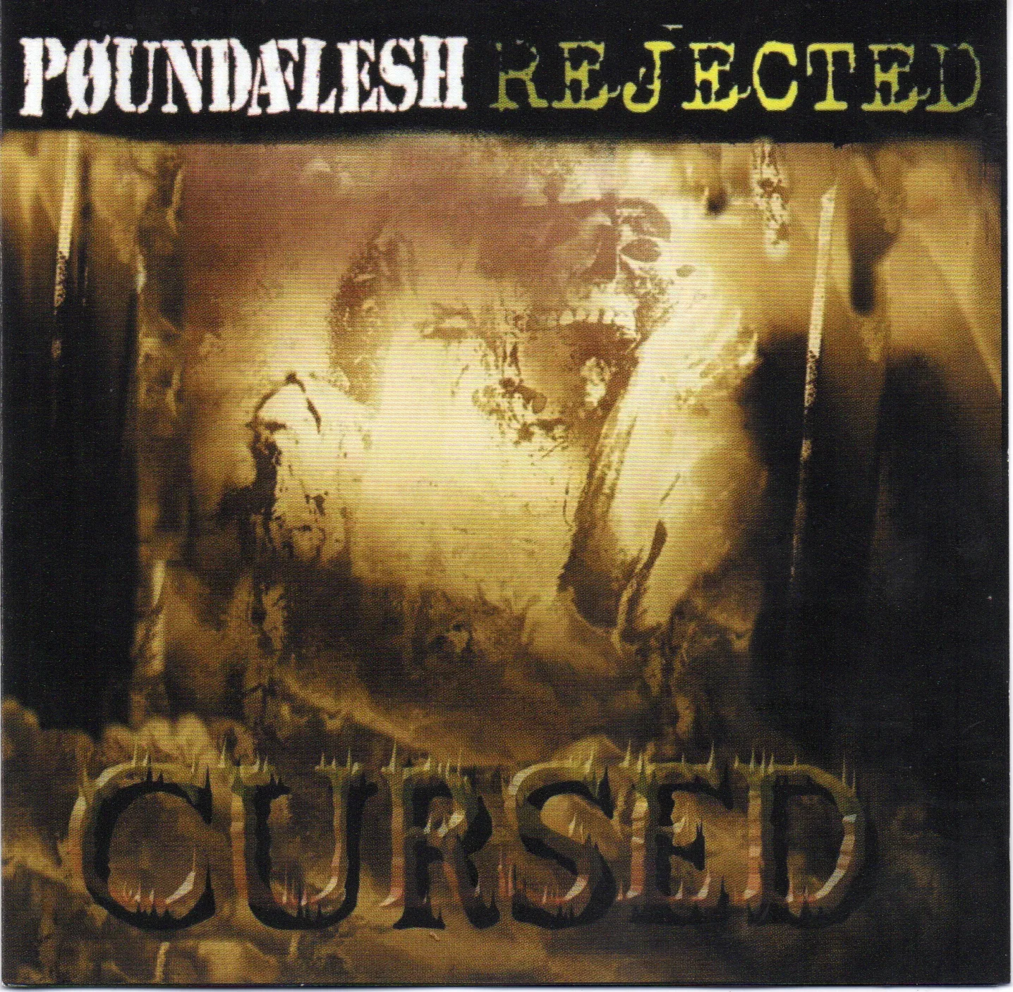 Official album cover art for the release Cursed by The Rejected