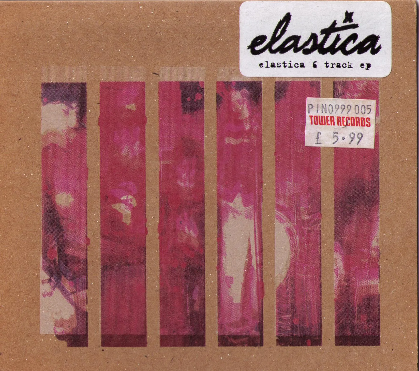 Official album cover art for the release 6 Track EP by Elastica
