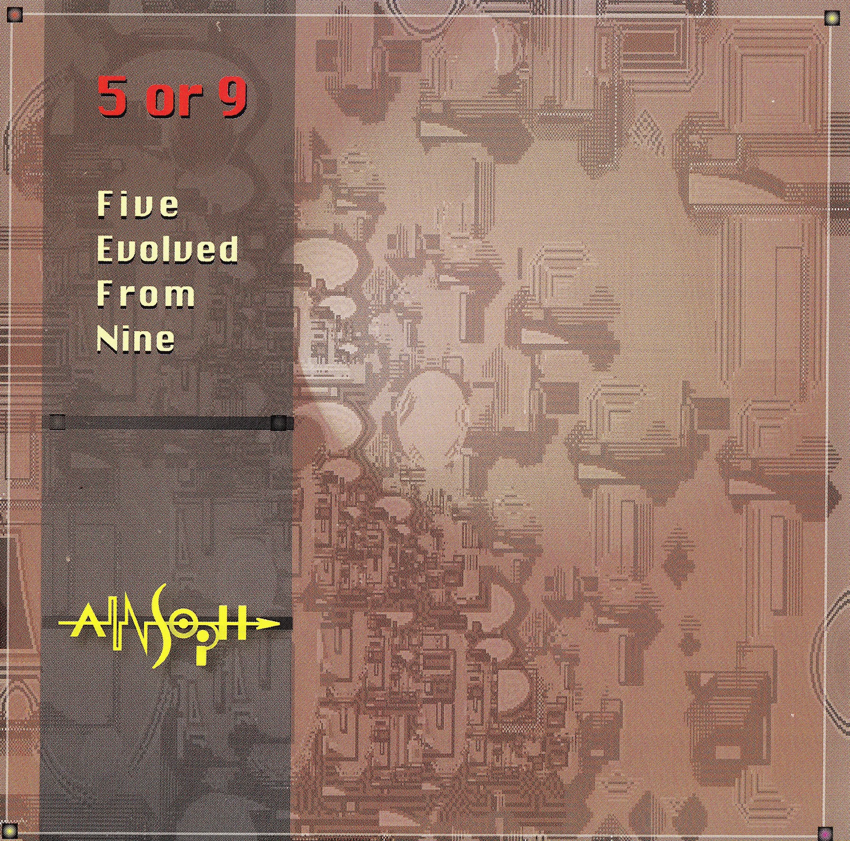 Official album cover art for the release 5 or 9 / Five Evolved From Nine by Ain Soph