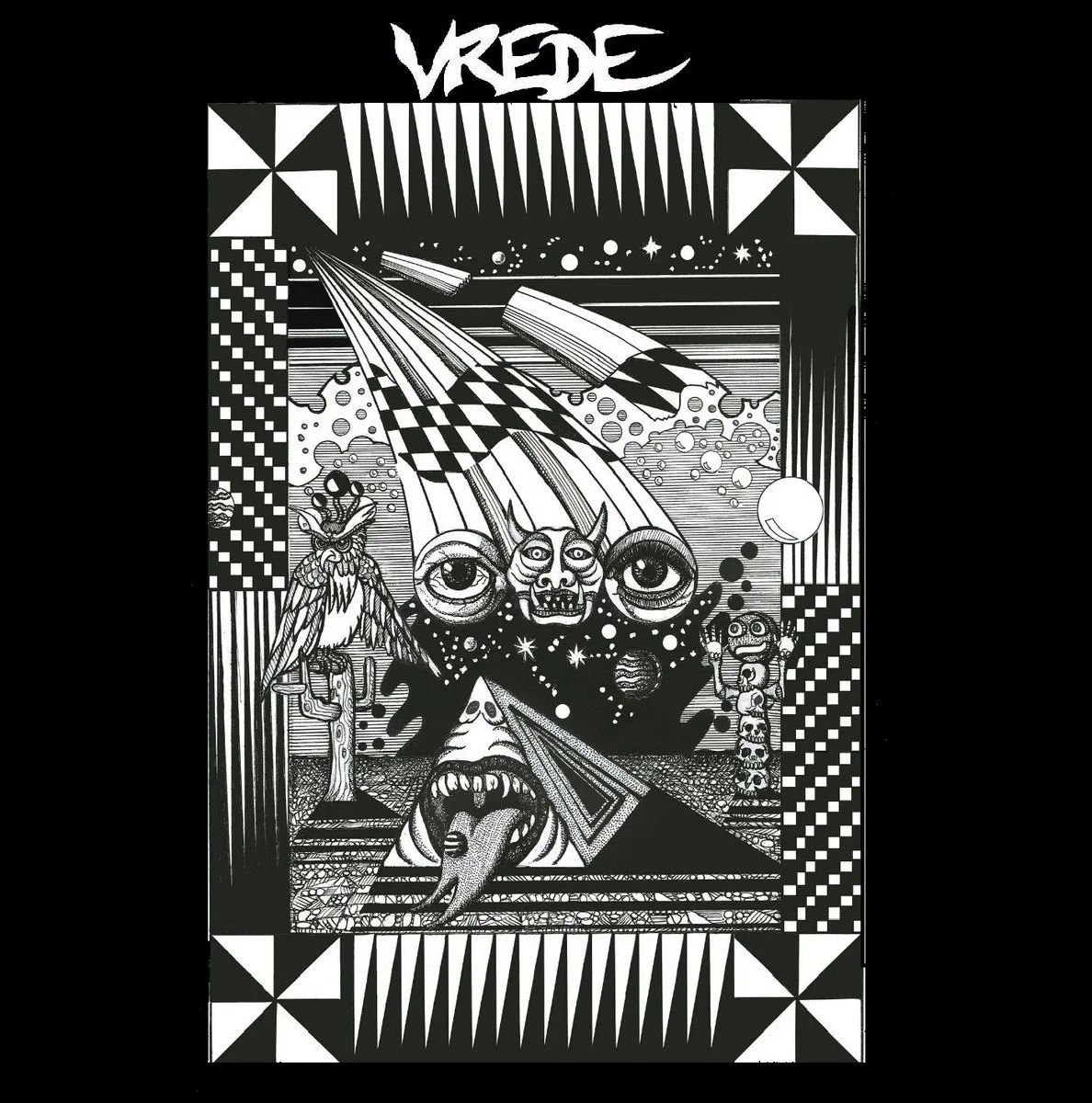 Official album cover artwork for Cronología errante 91-97 by Vrede