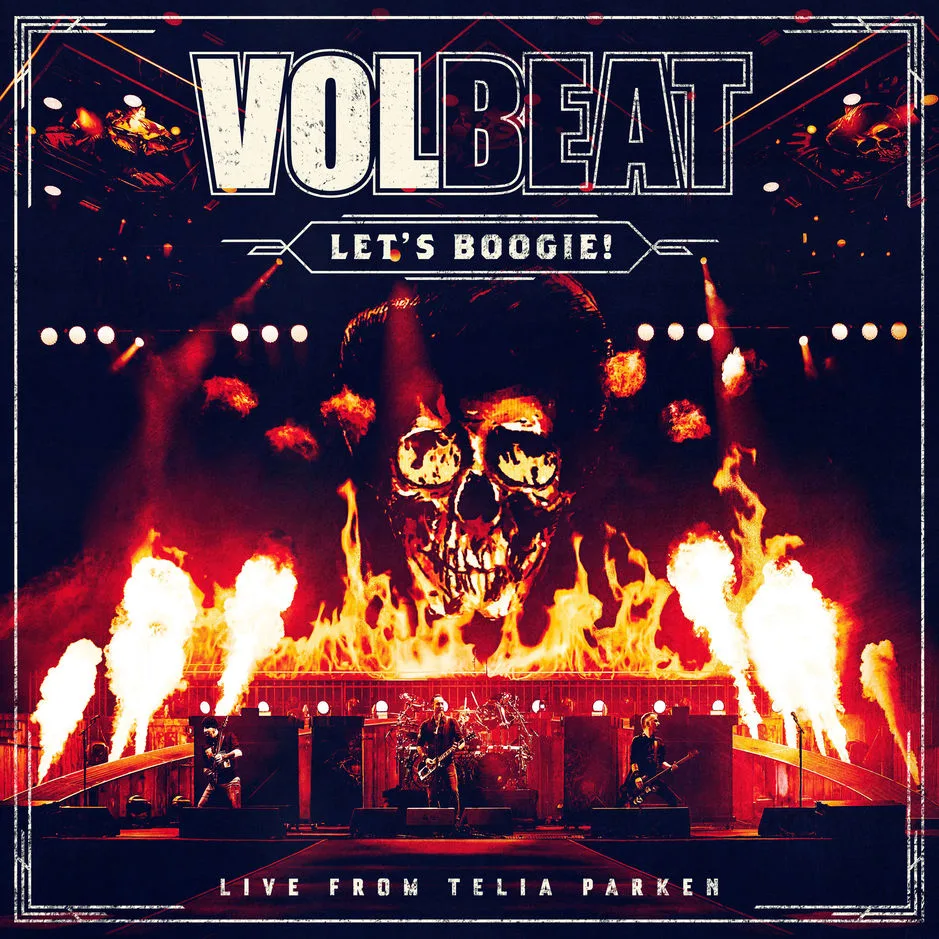 Dead but Rising (live from Telia Parken) song track artwork featured on the album Let’s Boogie! by Volbeat