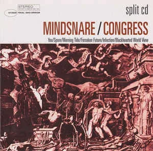 Official album cover art for the release Split CD by Mindsnare