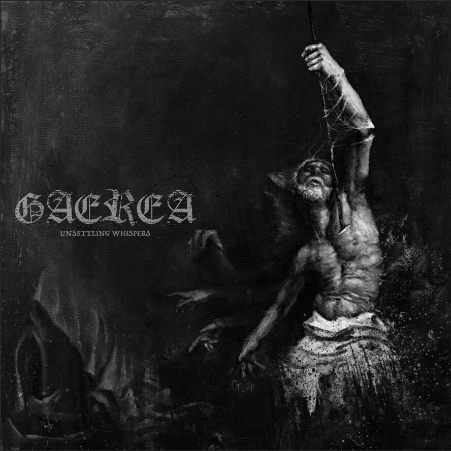 Official album cover art for the release Unsettling Whispers by Gaerea