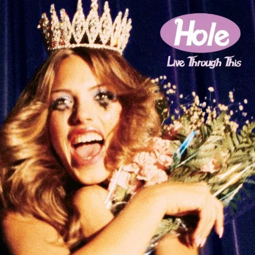She Walks on Me song track artwork featured on the album Live Through This by Hole
