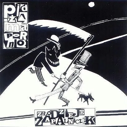 Official album cover art for the release Złodzieje zapalniczek by Pidżama Porno