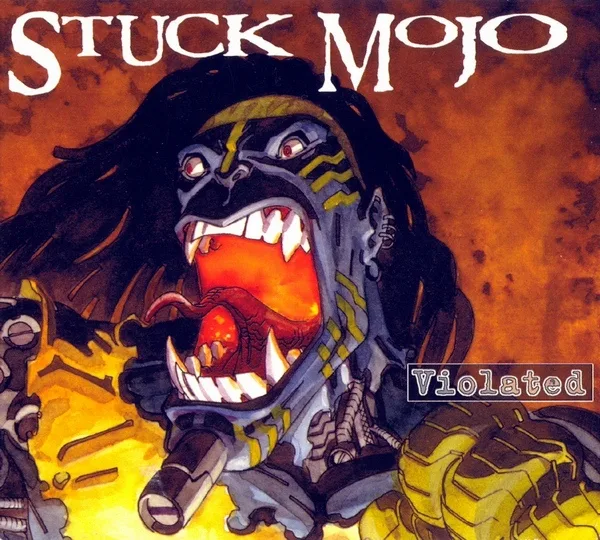 Official album cover art for the release Violated by Stuck Mojo