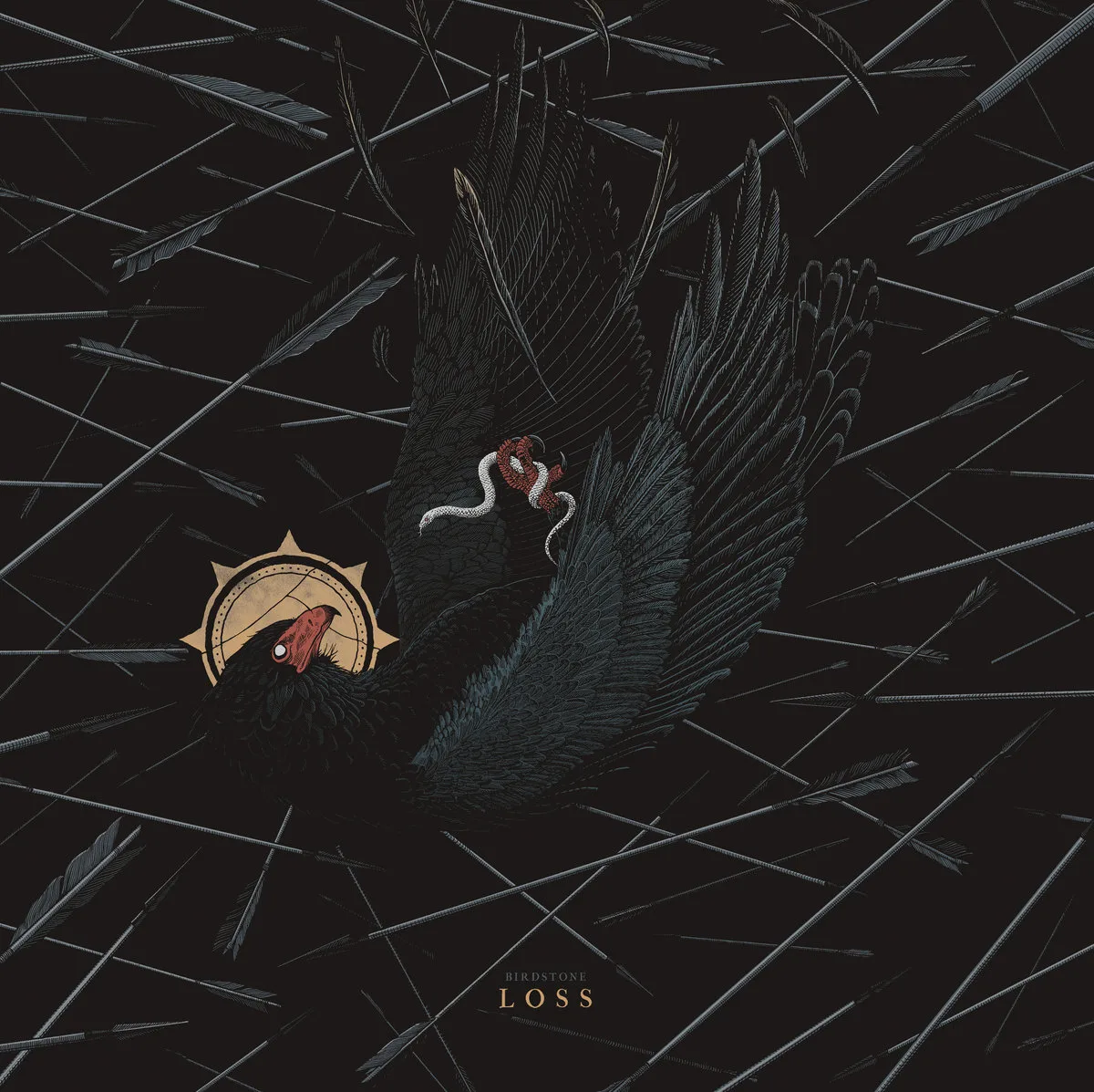 Official album cover art for the release Loss by Birdstone