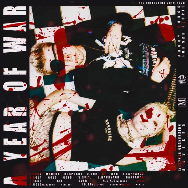 Official album cover art for the release A Year of War by WARGASM