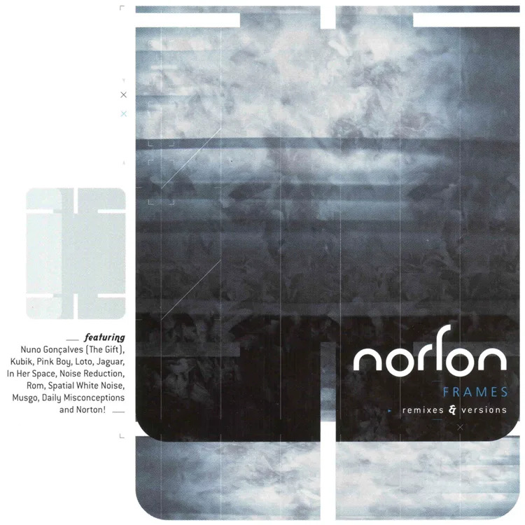 Official album cover art for the release Frames > Remixes & Versions by Norton