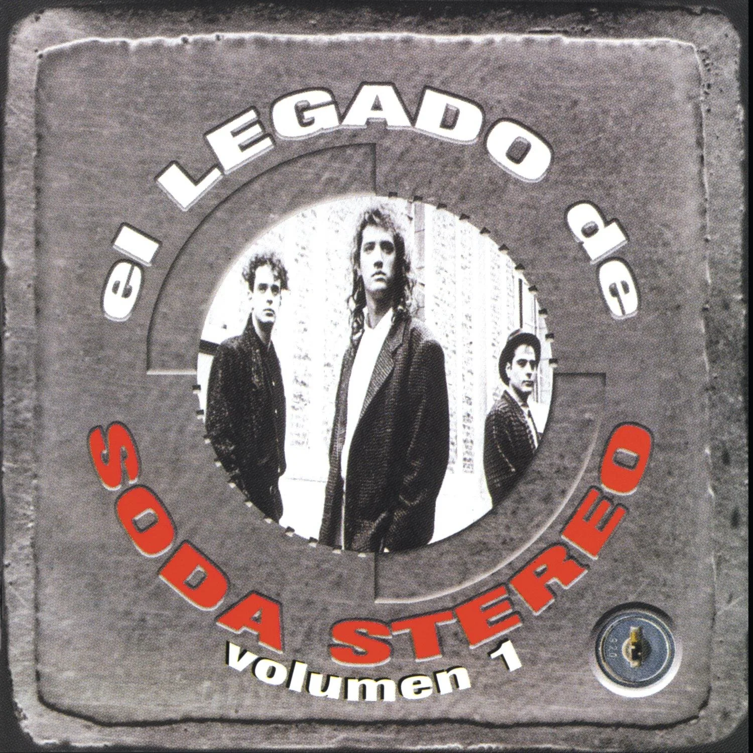 Official album cover art for the release El legado de Soda Stereo, volumen 1 by Soda Stereo