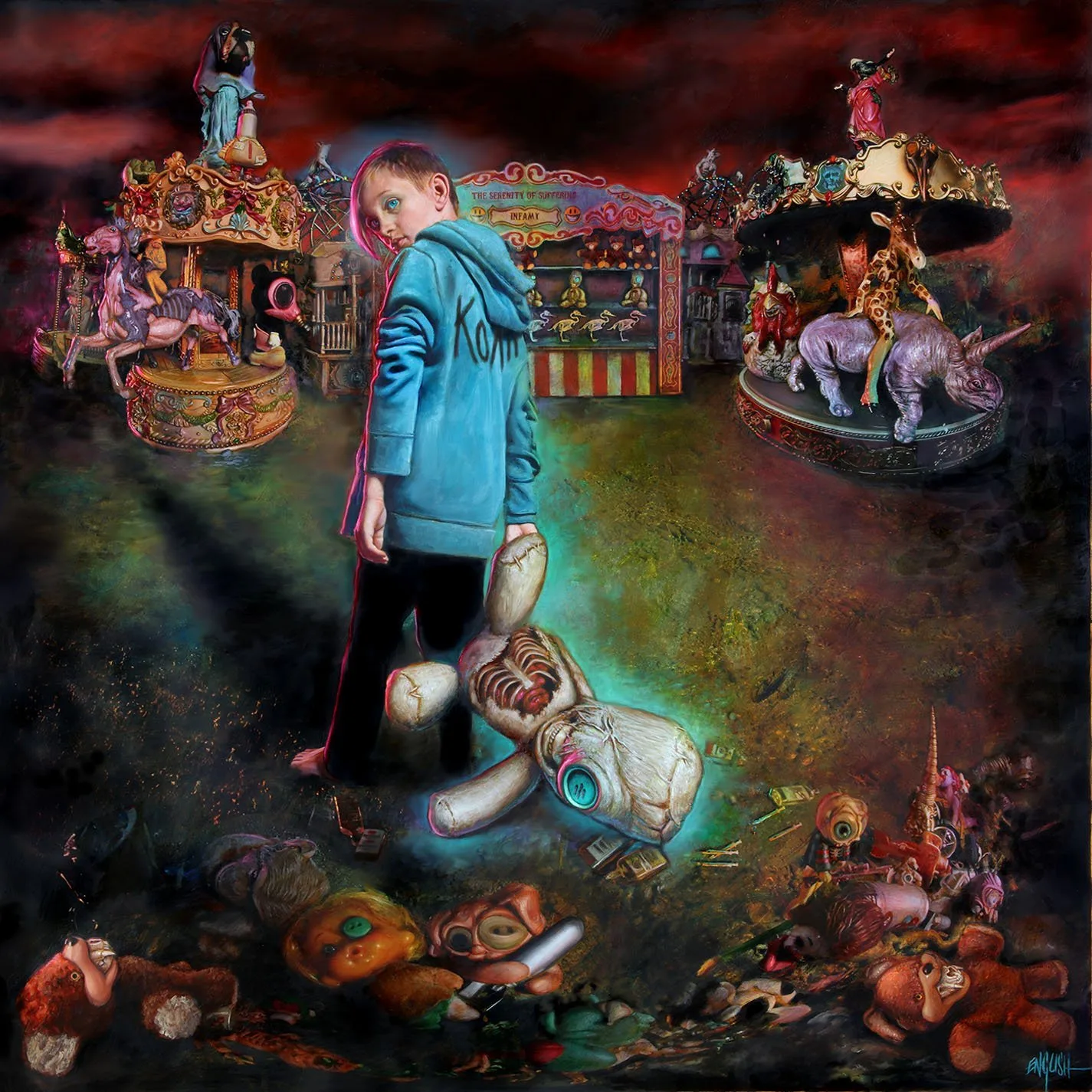 Official album cover artwork for The Serenity of Suffering by Korn