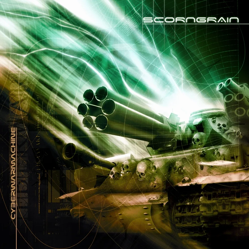 Official album cover art for the release Cyberwarmachine by Scorngrain