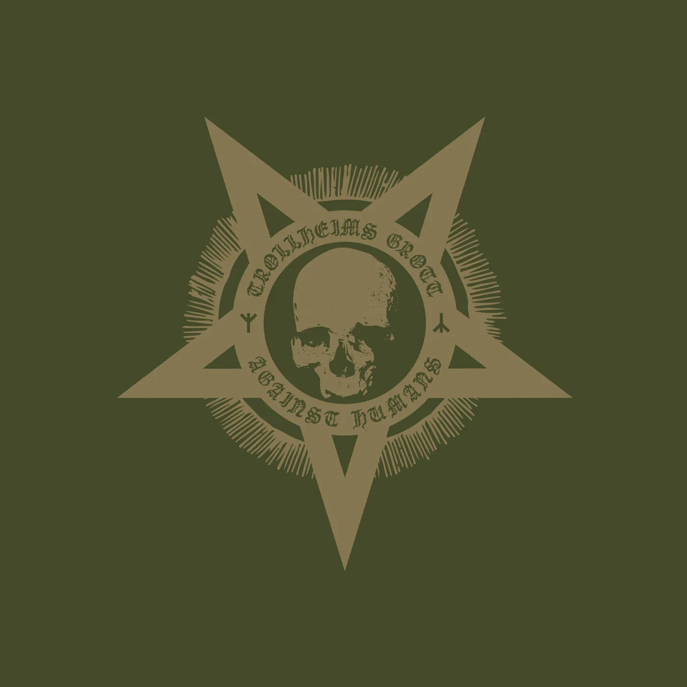 Official album cover artwork for Aligned With the True Death by Trollheims Grott