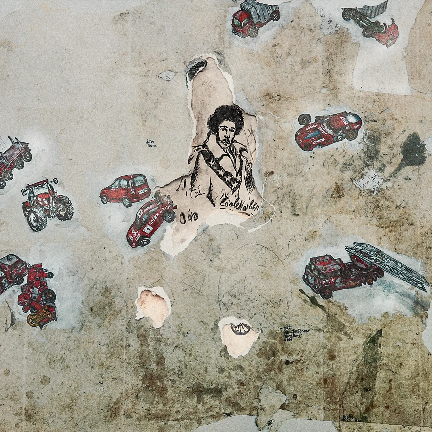 Official album cover art for the release Coole Narben by Oiro