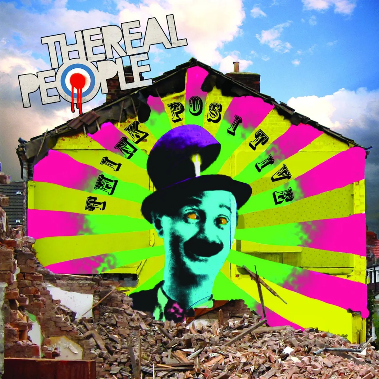 Official album cover art for the release Think Positive by The Real People