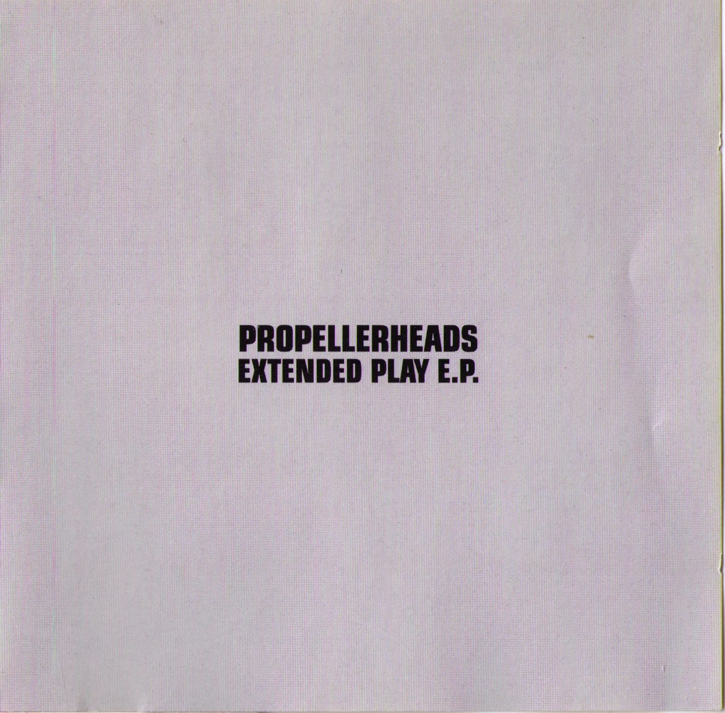Official album cover art for the release Extended Play E.P. by Propellerheads