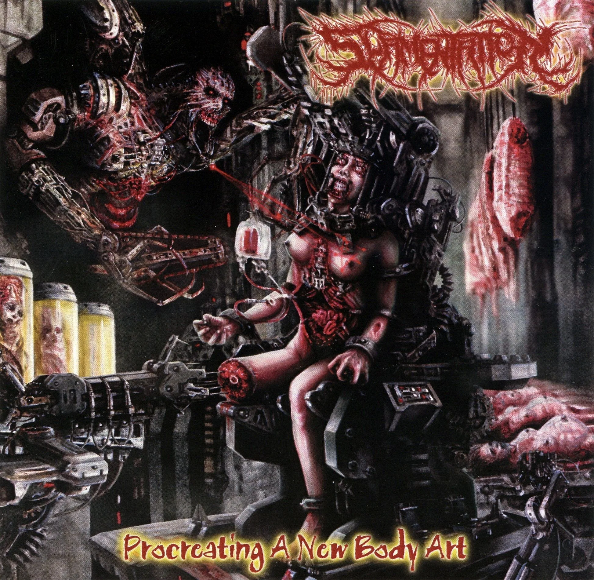 Official album cover art for the release Procreating a New Body Art by Slamentation