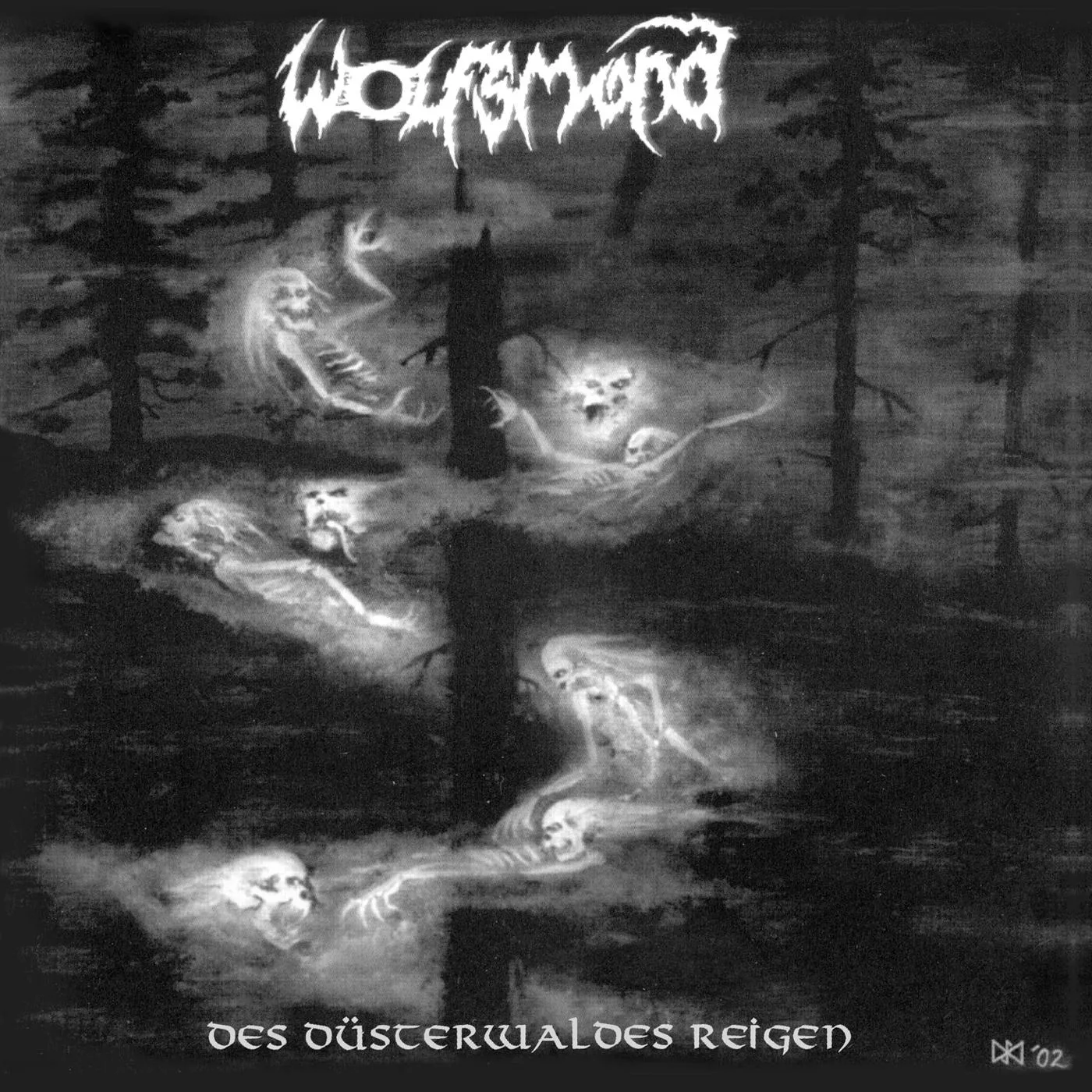 Official album cover art for the release Des Düsterwaldes Reigen by Wolfsmond